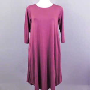 Zenana Outfitters Women Dress Purple S